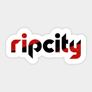 Rip City || Grunge Sticker